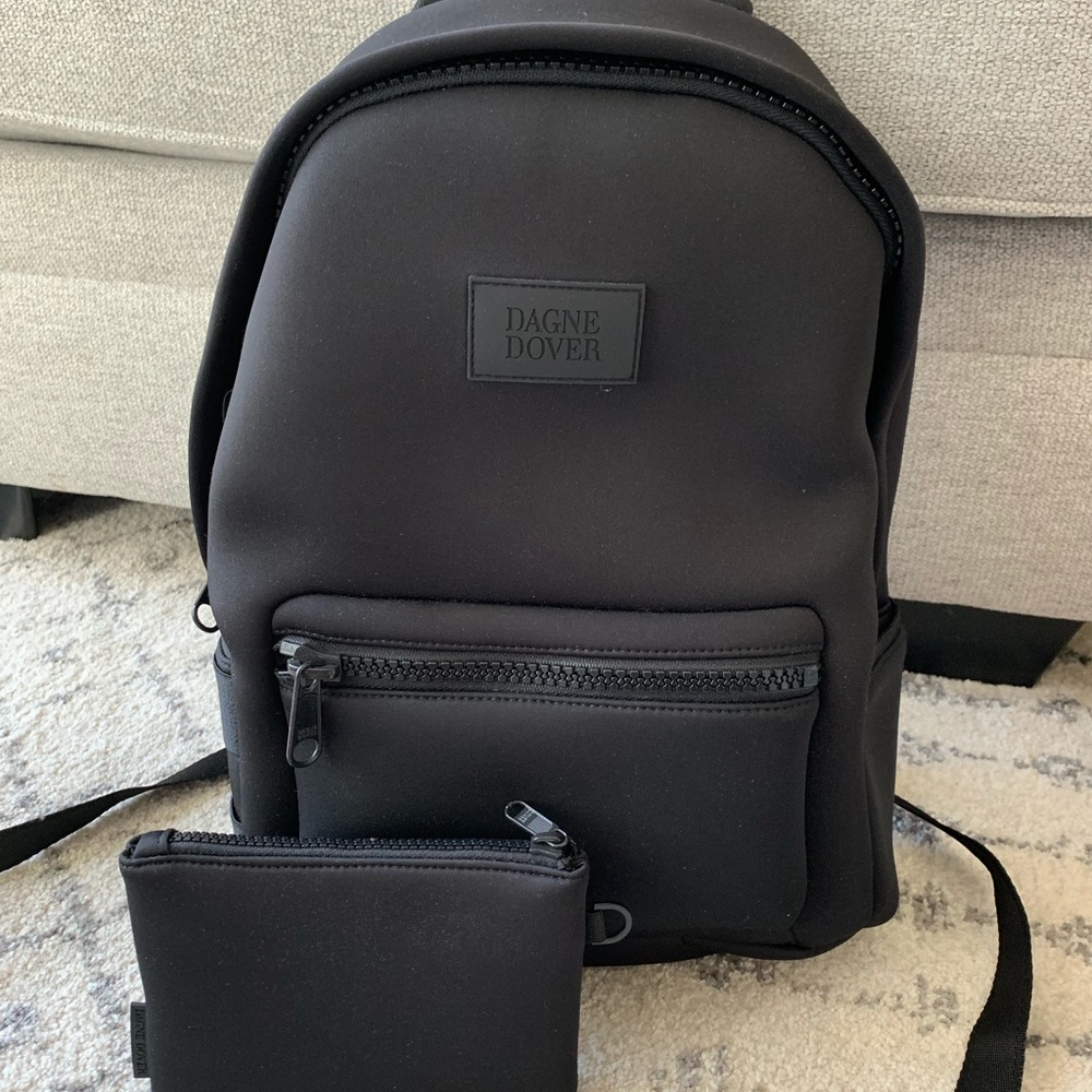 Black Neoprene Dagne Dover Backpack!